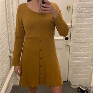 Mustard yellow dress